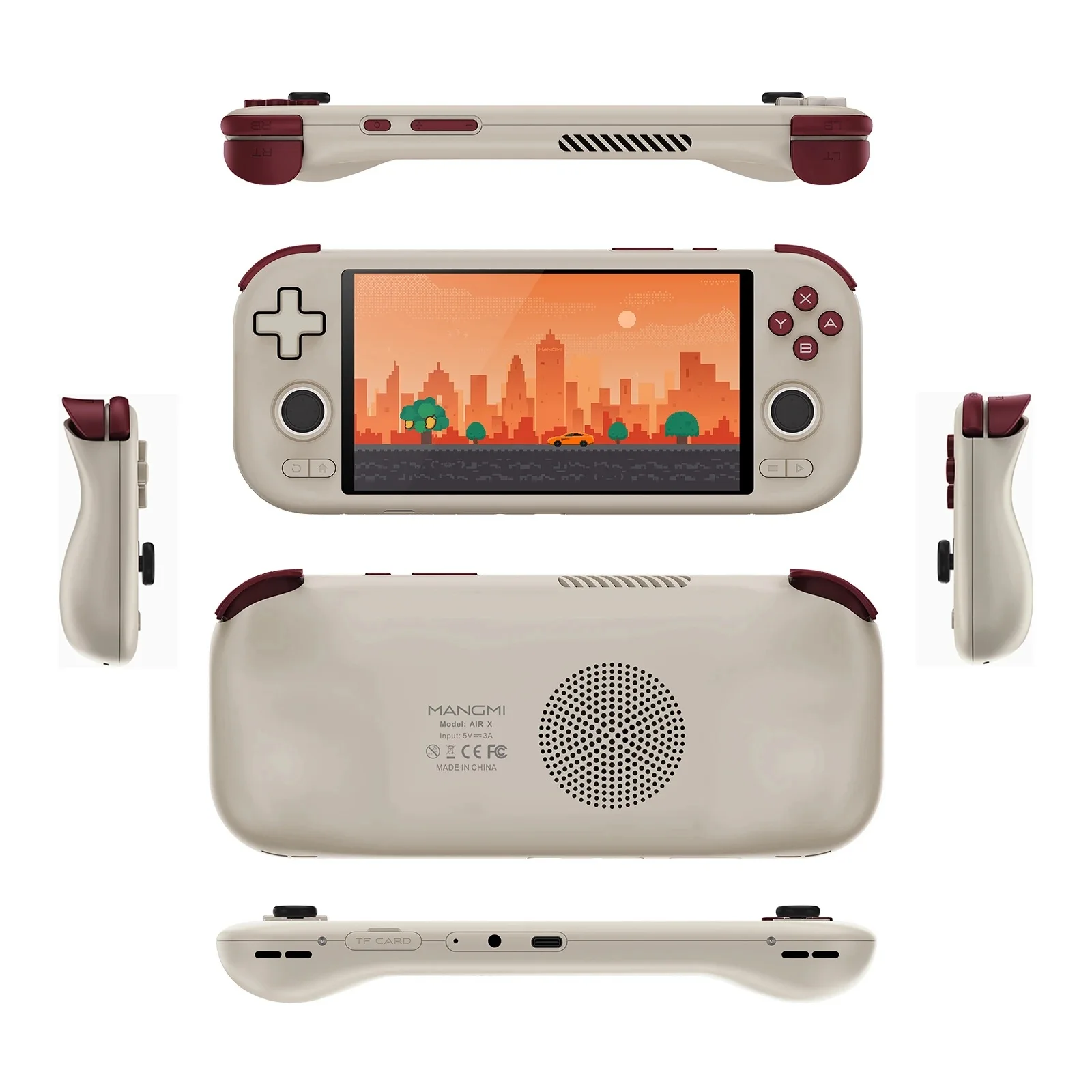 MangMi Air X Android tragbare Spielekonsole 5,5 P 11 Zoll Bildschirm FPS mAh Touchscreen mit Hall-Effekt-Joystick, Syndragon662 Bildschirm, 4GB + 64GB, Android 14 für Cloud-Gaming.