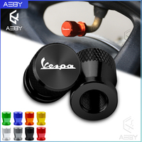 2PCS CNC Aluminum Motorcycle Wheel Tire Valve Stem Caps Tyre  Airtight Cover For Piaggio Vespa Primavera  SPRINT LXV Accessories