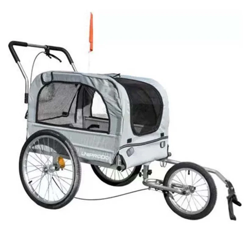 Medium and large dog pet bicycle trailer  trailer out trolley mountain bike with  lightweight foldable