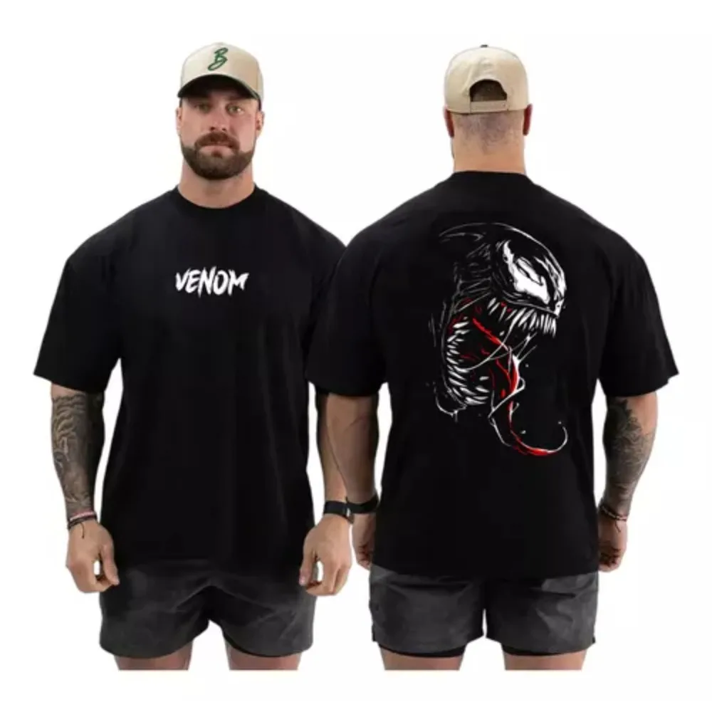 Style Summer New Men\'s T Thirts Sports Fitness Round Neck Oversized T-shirt Gym Running Basketball Training Short Sleeves Top