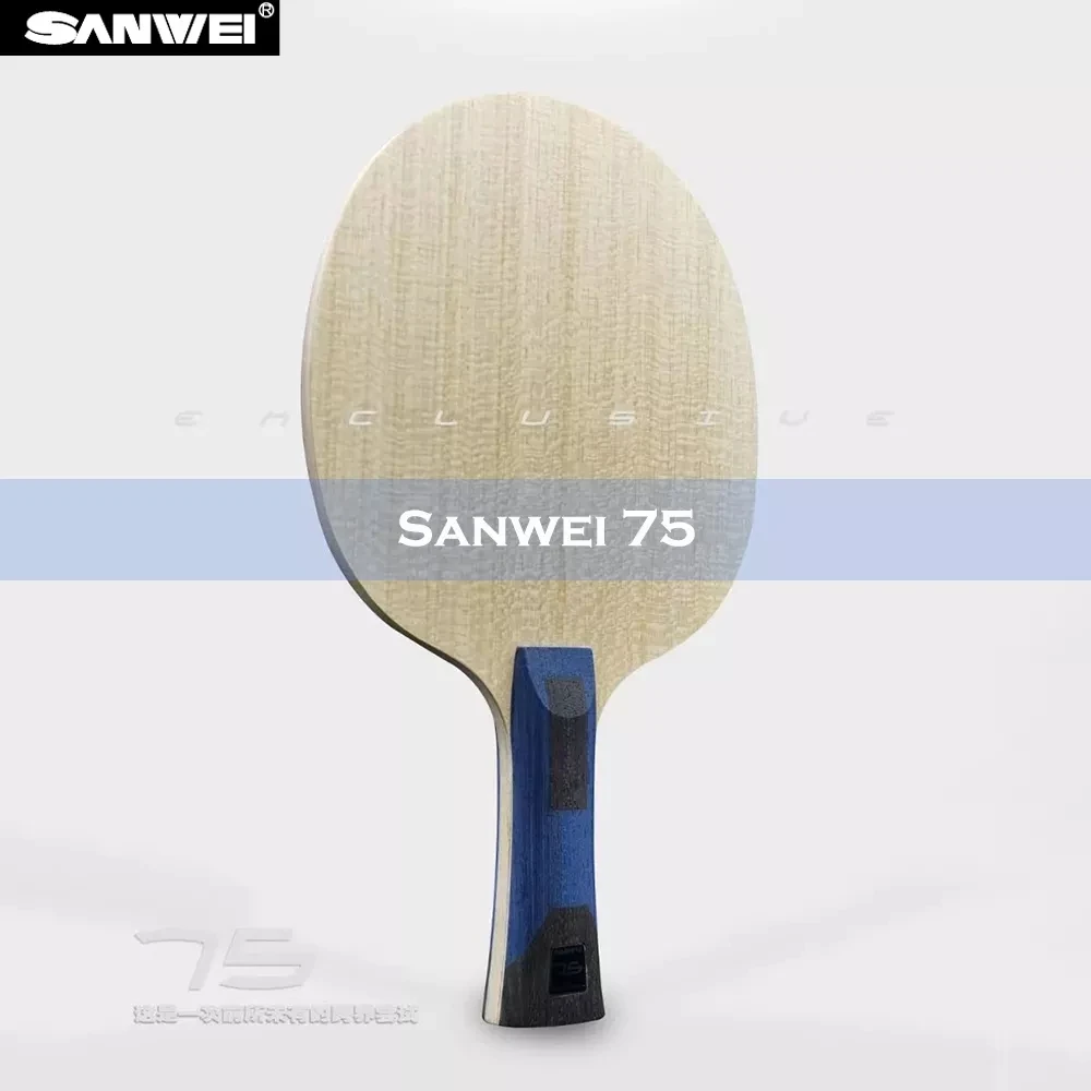 

SANWEI 75 ALC Table Tennis Blade VIS Structure Aryl Carbon Ping Pong Bat Paddle for Fast Attack with Loop