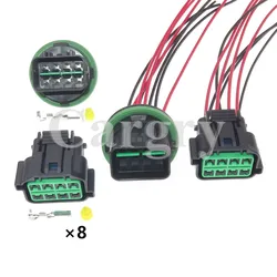 1 Set 8P HP066-08021 Socket Car AC Assembly Headlight Wire Plug HP075-08030 GL211-08021 For HYUNDAI Sonata KIA K2 K3 K5