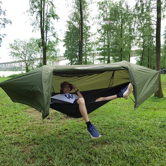 

NEW Camping Tent Waterproof Hitch Hammock Hammock Fishing Net Hanging Hammock with Mosquito Net