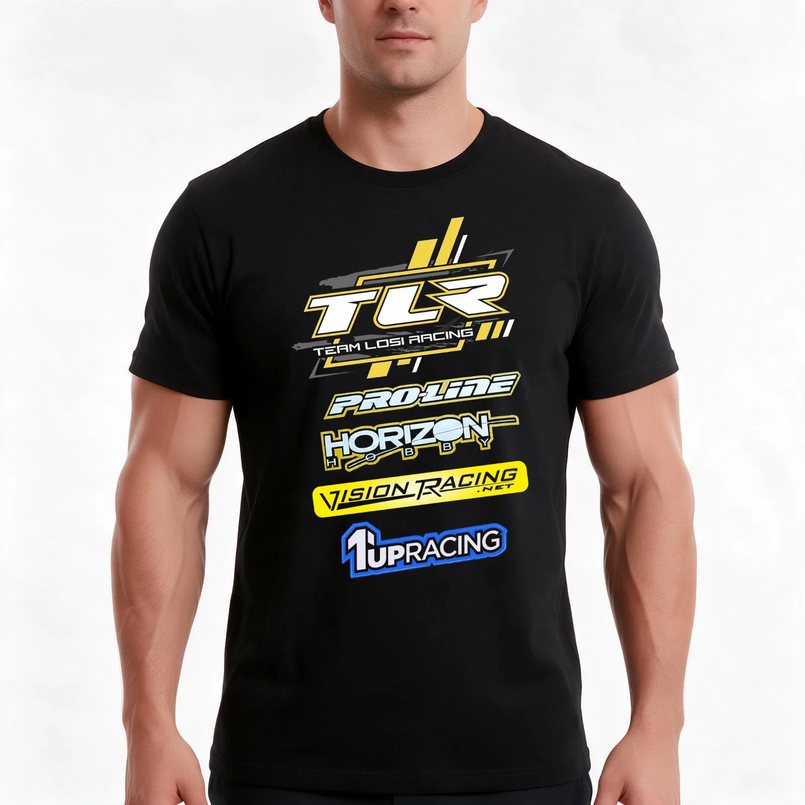 TEAM LOSI RACING Competition RC Racing Buggies T-Shirt, Summer Casual Cotton Tee, Oversized Streetwear Tops, Unisex Men Women