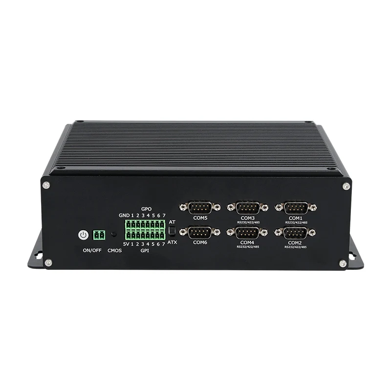 DC9V-36V Industrial PC Intel i5-14450HX i7-13650HX 6x DB9 RS232/422/485 14xGPIO 4xHDMI 8xUSB 2xLAN WiFi 4G/5G LTE Win11 Linux