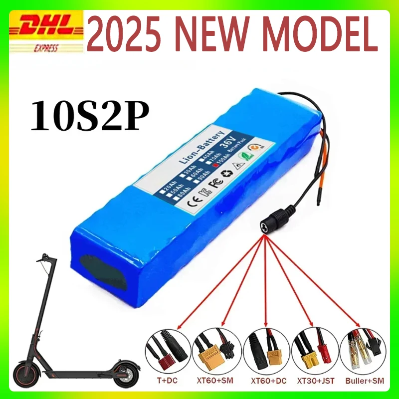 2025 nuova spedizione UE 36V 20Ah 18650 batteria al litio ricaricabile 10S3P 1000W con BMS per batteria scooter bicicletta