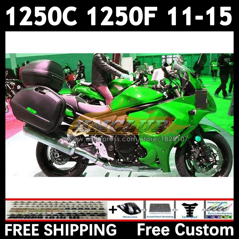 Bandit For SUZUKI GSX1250F GSX1250 FA C 11 12 13 14 15 35No.57 GSXF1250 green light GSX1250C 2011 2012 2013 2014 2015 Fairings