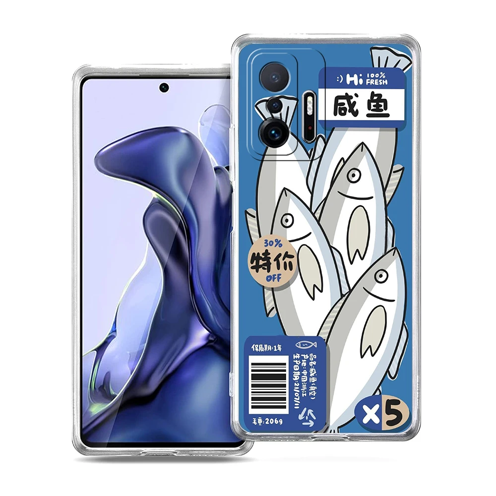 Xiaomi Discounted Salted Fish Vegetables Transparent Phone Case for Xiaomi Mi 17 15 14 Ultra 17T 15T Poco X8 X7 F7 F6 Pro Max Lite Capa - Aliexpress Deal