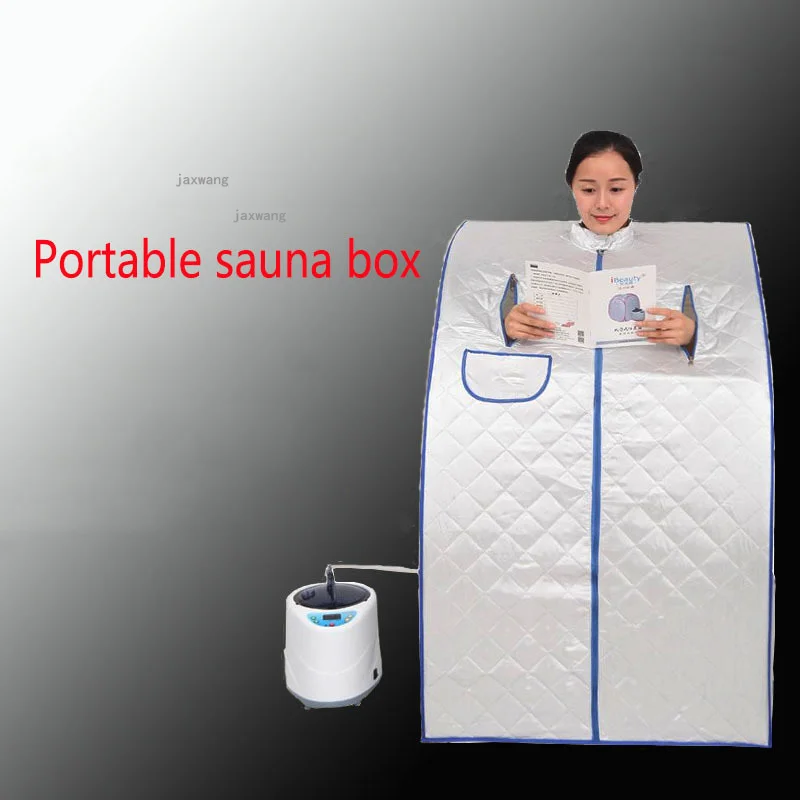 

Full Body Sauna Rooms Shower Room Fumigation Machine Portable Sweat Steam Cabin Foldable Single Home Steam Generator Sauna Box