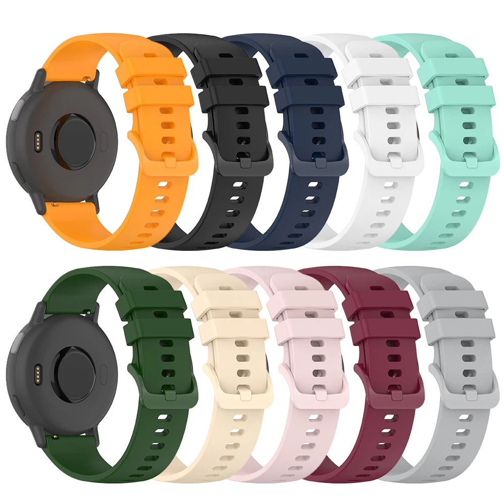 Bracelet Silicone Compatible Garmin Vivoactive 3 / Venu - 20mm - Confortable Et Résistant - Choix De Couleurs