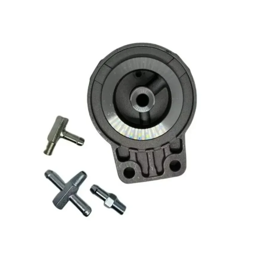 Diesel Fuel Filter Mounting Base for Yanmar Engine 4TNV94 / 98 Excavator