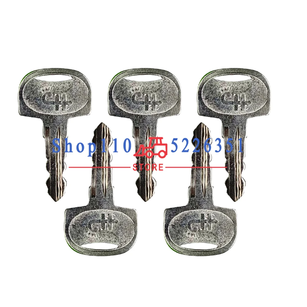 10/5/2/1Pcs 601 lgnition Key Fit for StackerFerris Mower Vermeer Sany Mini Excavator Broderson Crane