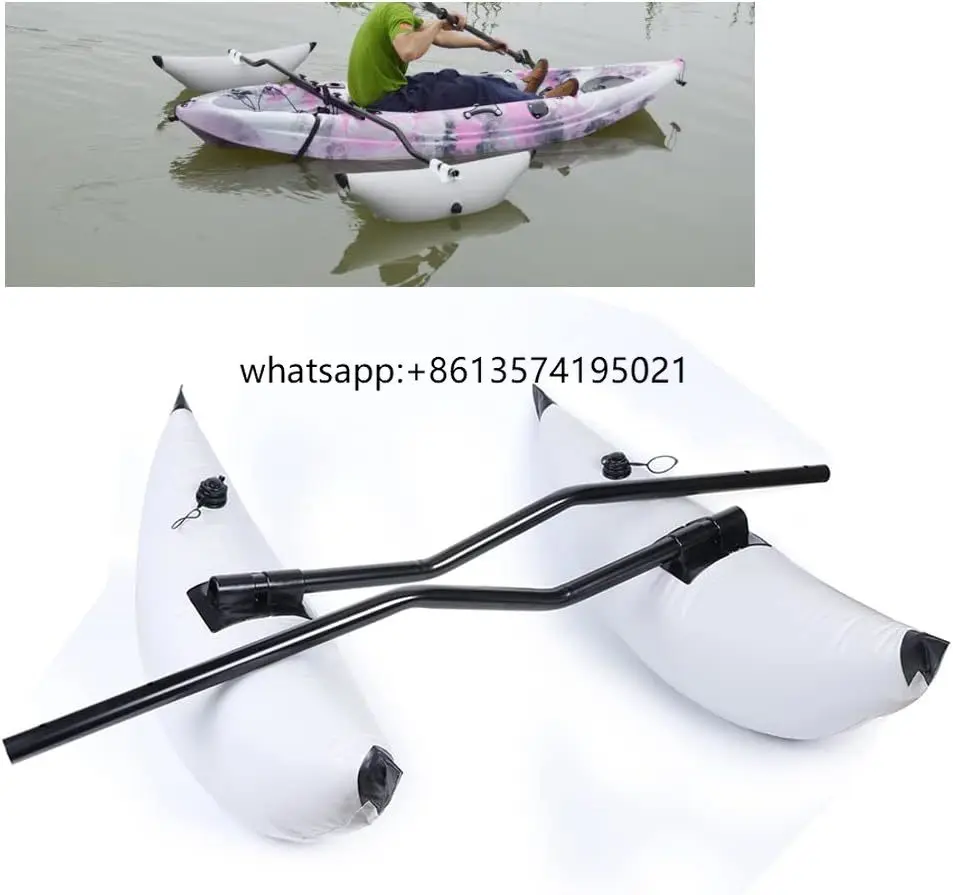 

Good Quality Portable Inflatable Water Float Boat Stabilizer Double Kayak Outrigger Balance Kayak Stabilizer PVC Water Float