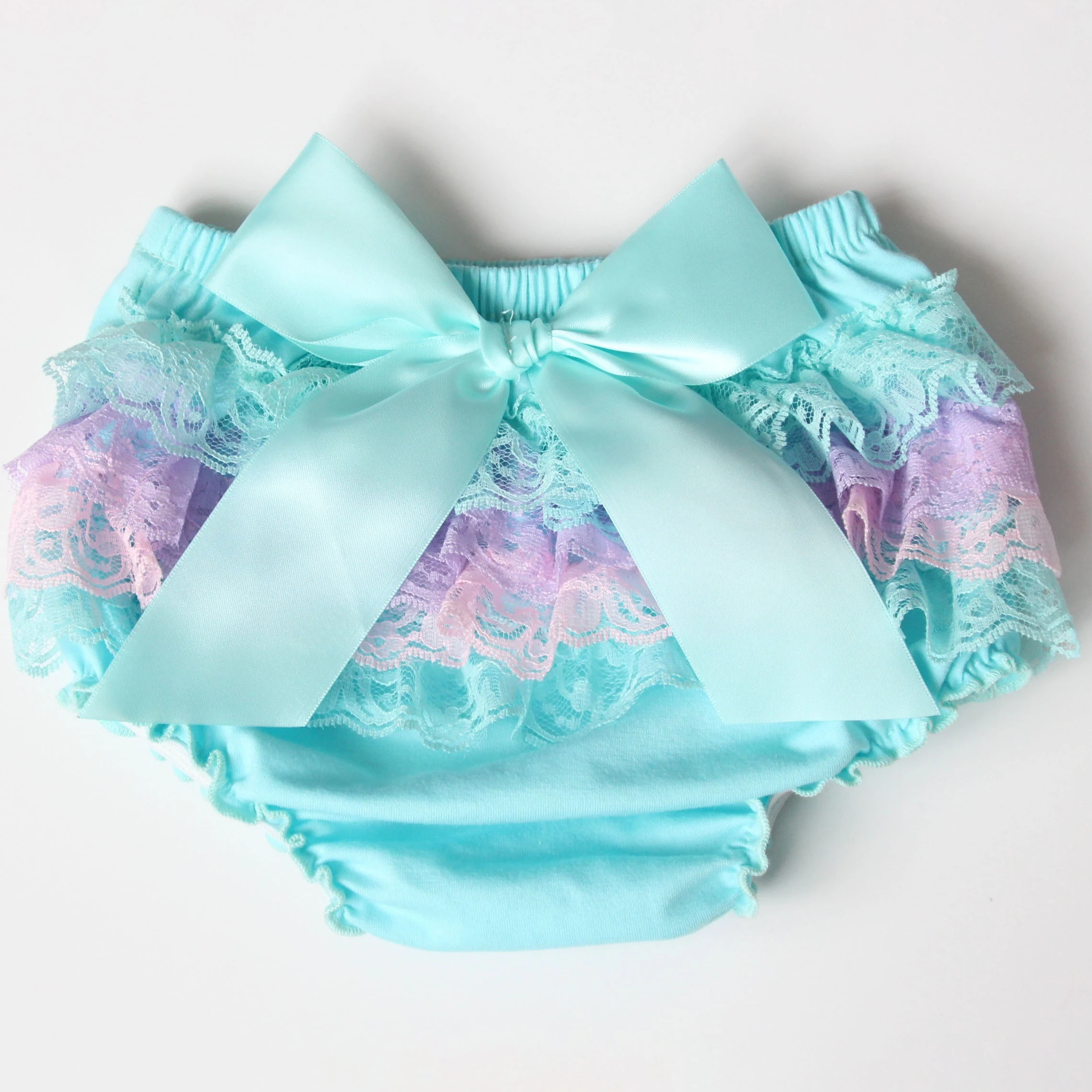 Toddler Ruffle Panties Girl\'s Underwear Babys Briefs Cotton Fabric Lace Butterfly Diaper Cover Ruffle Baby Knickers 5 Pieces