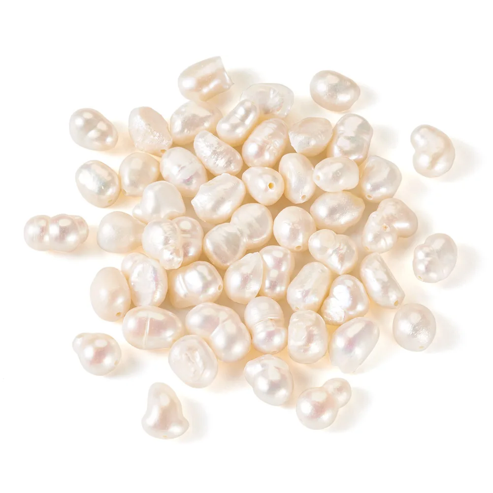 Natural Cultured Freshwater Pearl Beads Exquisite Keshi/Potato Pearl Handmade Anniversary Gift DIY Jewelry Making Accessories