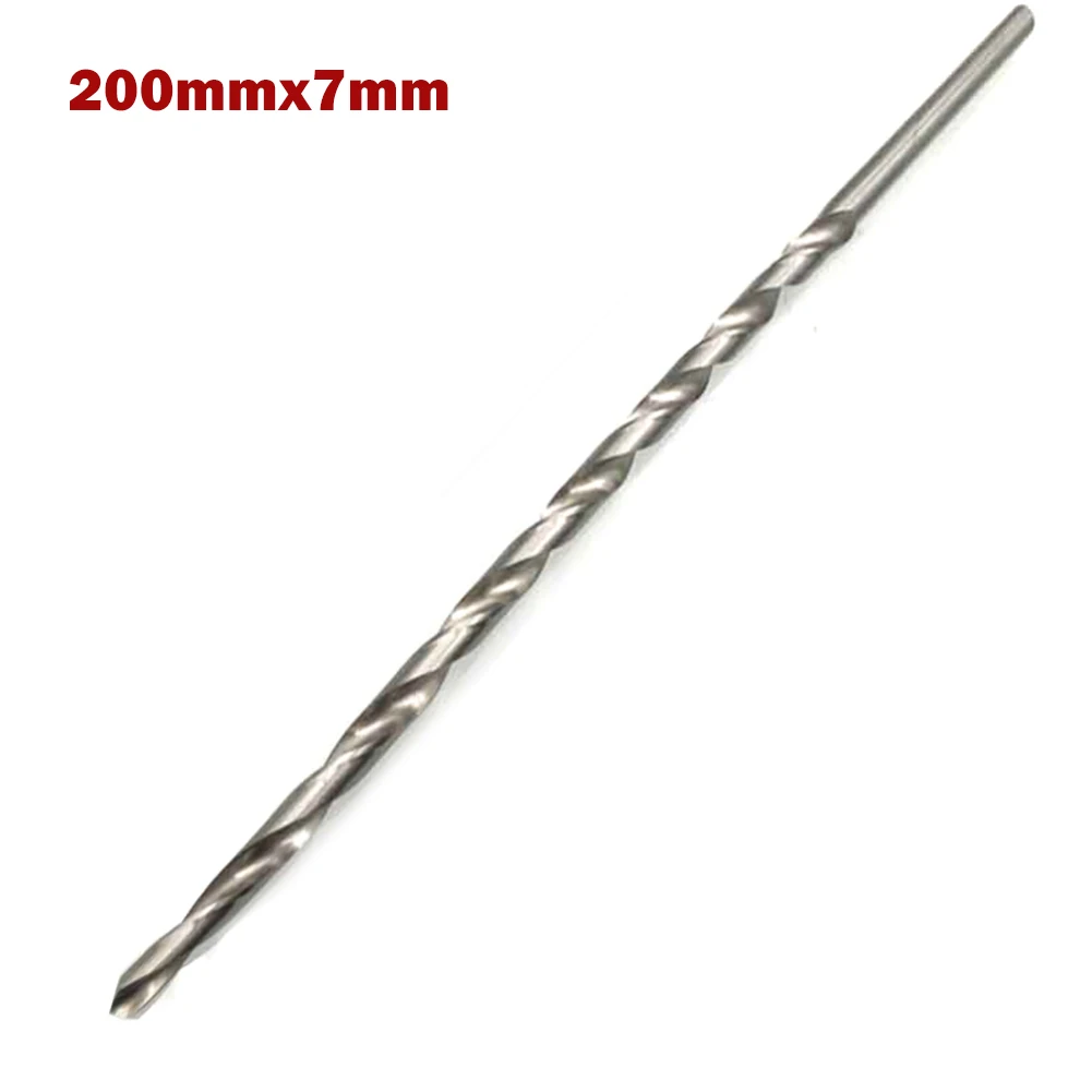 1pc 200mm HSS Bohrer Bits Extra Lange Gerade Schaft Bohrer Spiralbohrer Für Metall Bohren Elektrische Bohrer 2-10mm Power Tool – Detail 15