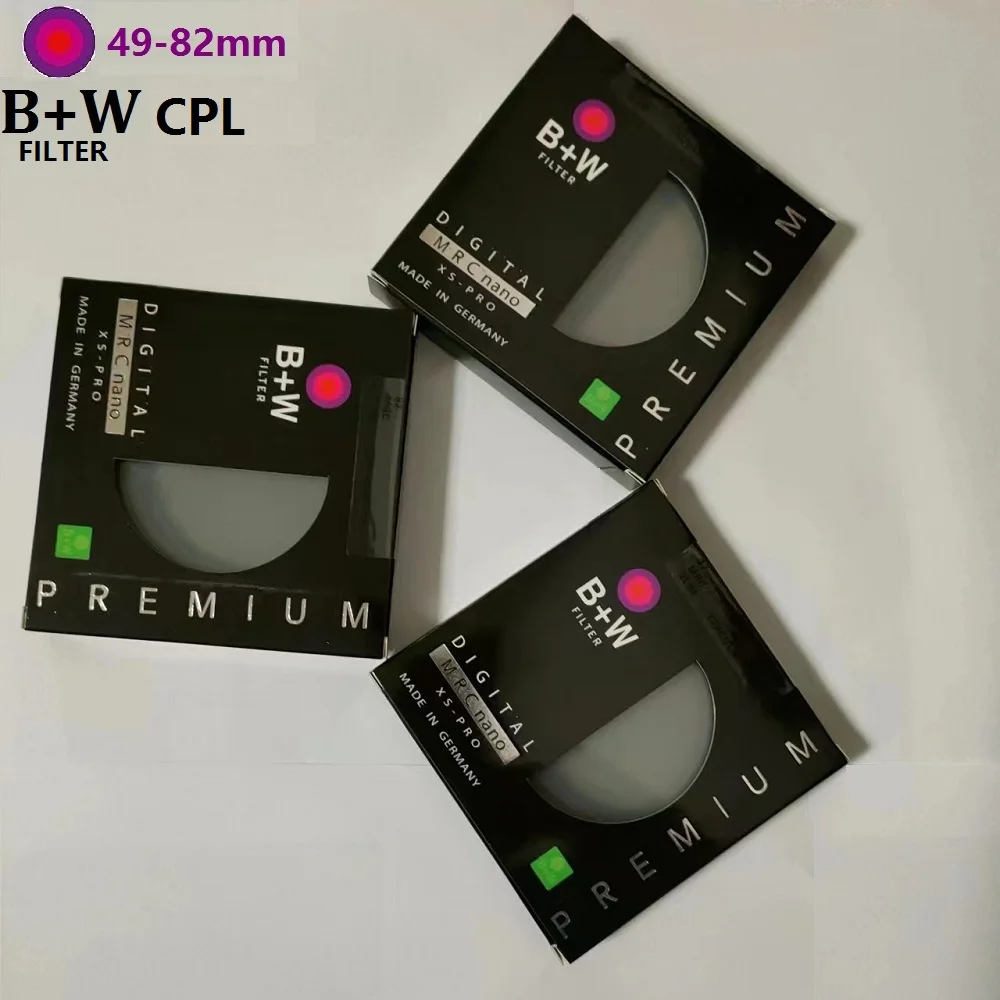 

B+W CPL XS-PRO 77mm Polarizer/Polarizing CIR-PL Multicoat Protective Camera Filter Accessories for Nikon Canon Sony Camera Lens