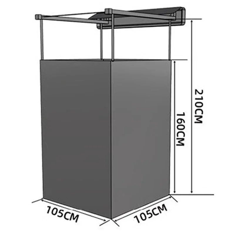 Car Side Shower Tent Car Side Shower Shed Camping Toilet Mobile Dressing Room Changing Room