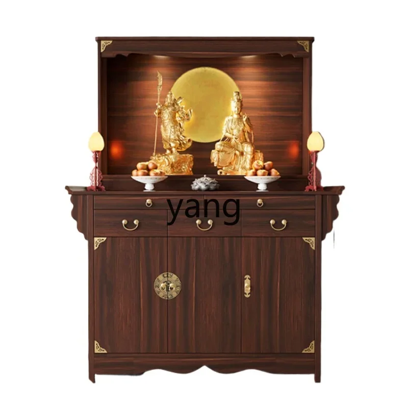 

CX буддийская ниша, новый китайский вертикальный шкаф, домашний стол для новей, буддийский шкаф из цельного дерева
