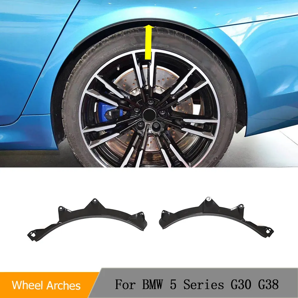 

Rear Wheel Arches Fender Flares For BMW 5 Series G30 G38 520i 530i 540i 2017 2018 2019 2020 Matte Black Exterior Accessories