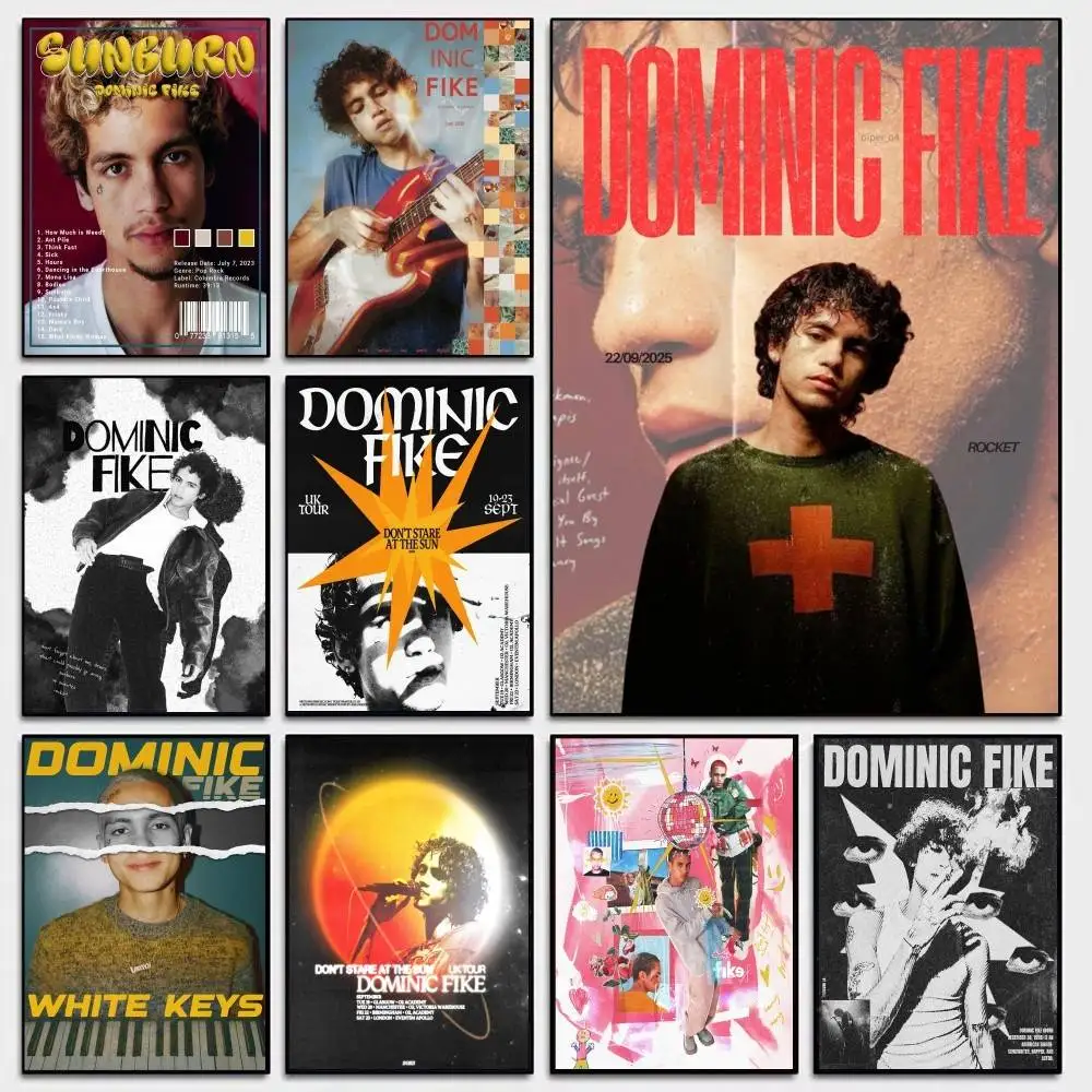 P-Pop-Singer-Dominic-Fike Classic Anime Poster Waterproof Paper Sticker Coffee House Bar Room Wall Decor