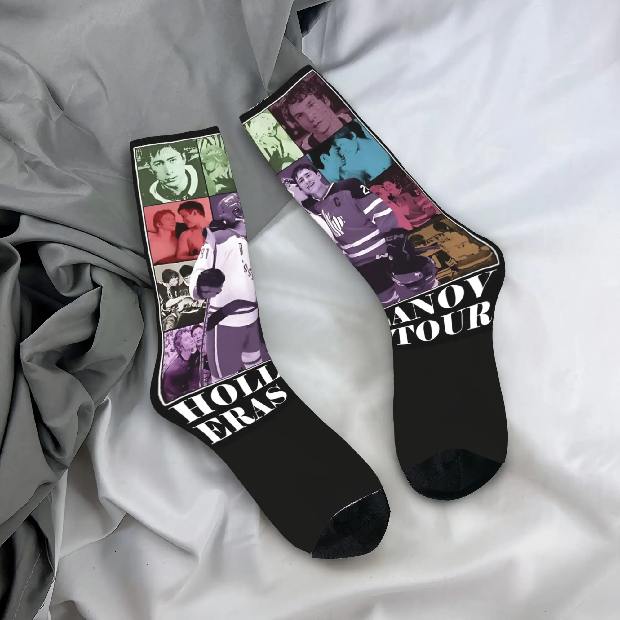 

Мужские носки Hollanov Eras Tour, чулки с подогревом, осенние модные качественные носки, противоскользящие носки с графическим рисунком для скалолазания