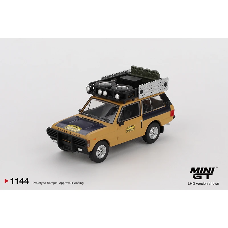 ما قبل البيع MINIGT 1144 1:64 رينج روفر 1981 كأس الجمل سومطرة دييكاست نموذج سيارة مجموعة اللعب #2