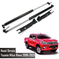 Amortiguador de capó para Hilux/Hilux Revo, soporte de elevación, puntales de Gas, 2015-2021