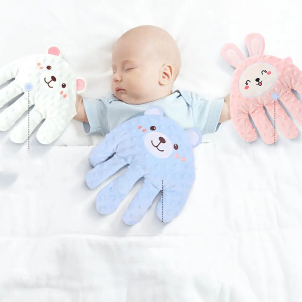 リモコン付き赤ちゃん用スリーピングパーム、自動スラップ機能付き人間工学に基づいたベビー睡眠補助枕、ハンドグローブ型電動スリーピングハンドピロー