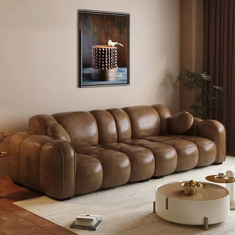 

/Interior Minimalist Living Room Sofas Cloud Floor Leather Sofas Lounge Living Room Sofas Relaxing Koltuk Takımı Unique Furnitur