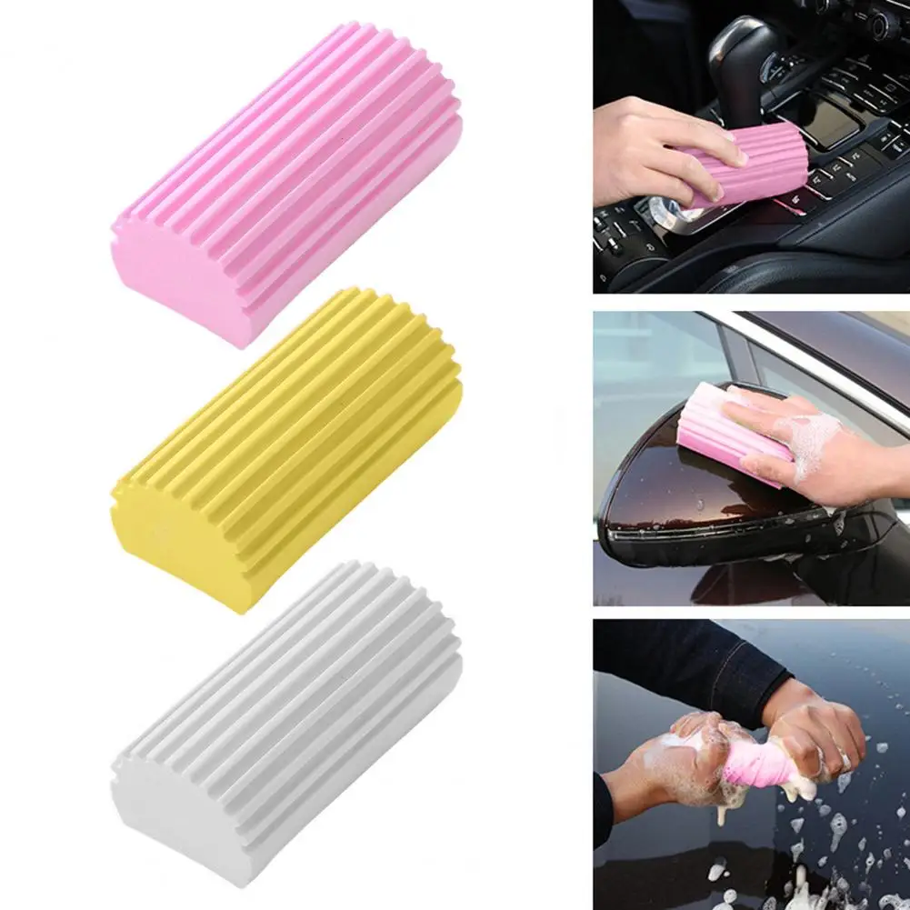 Sponge Brush Quick Drying No Trace Cleaning Dust Removal Sponge Cleaning Brush   Sponge Wiper  Kitchen Utensil