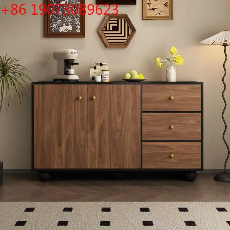 

Шкаф с пятью ведрами в китайском стиле, прикроватный шкафчик из массива дерева, средний антикварный обеденный боковой шкаф