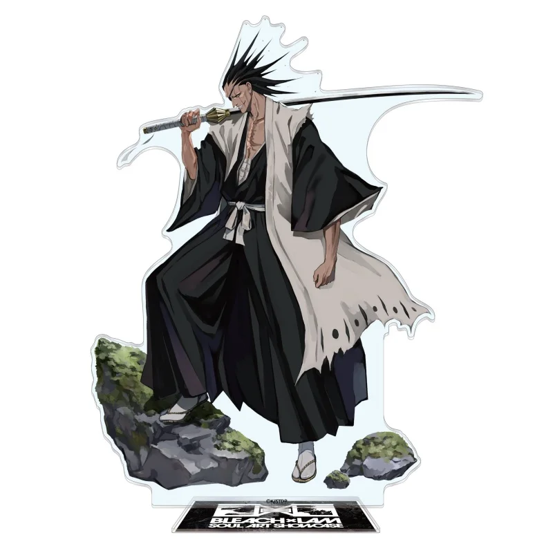 15CM Anime BLEACH Acrylic Stand Figure Yasutora Chad Sado Ichigo Uryu Cosplay Desk Model Sign Plate Decoration Keychain Gift