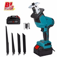 3600W 12000SPM Brushless Reciprocating Saw Cordless Chainsaw Wood Metal Cutting Saw Power Tool For Makita 18V Battery