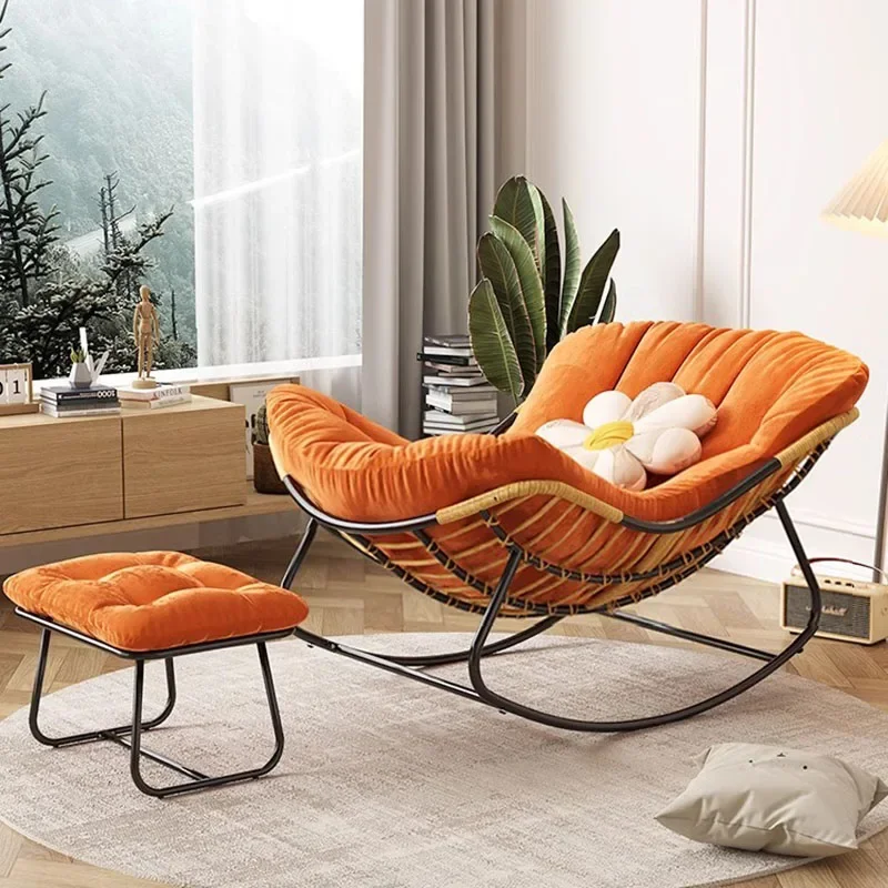 Living Room Chairs Relaxing Chair Replica Design Furniture Interior Rattan Aesthetic Luxury Make Up Balcony Throne Modern Accent