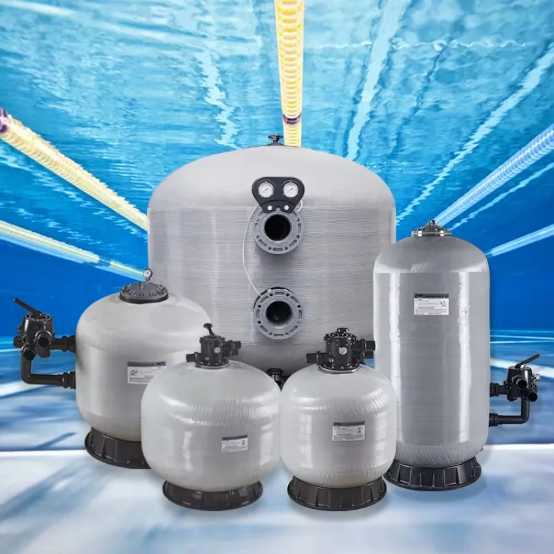 PIKES Custom Swimming Pool Filtration Equipment Top Mount Water Well Sand Filter Systems
