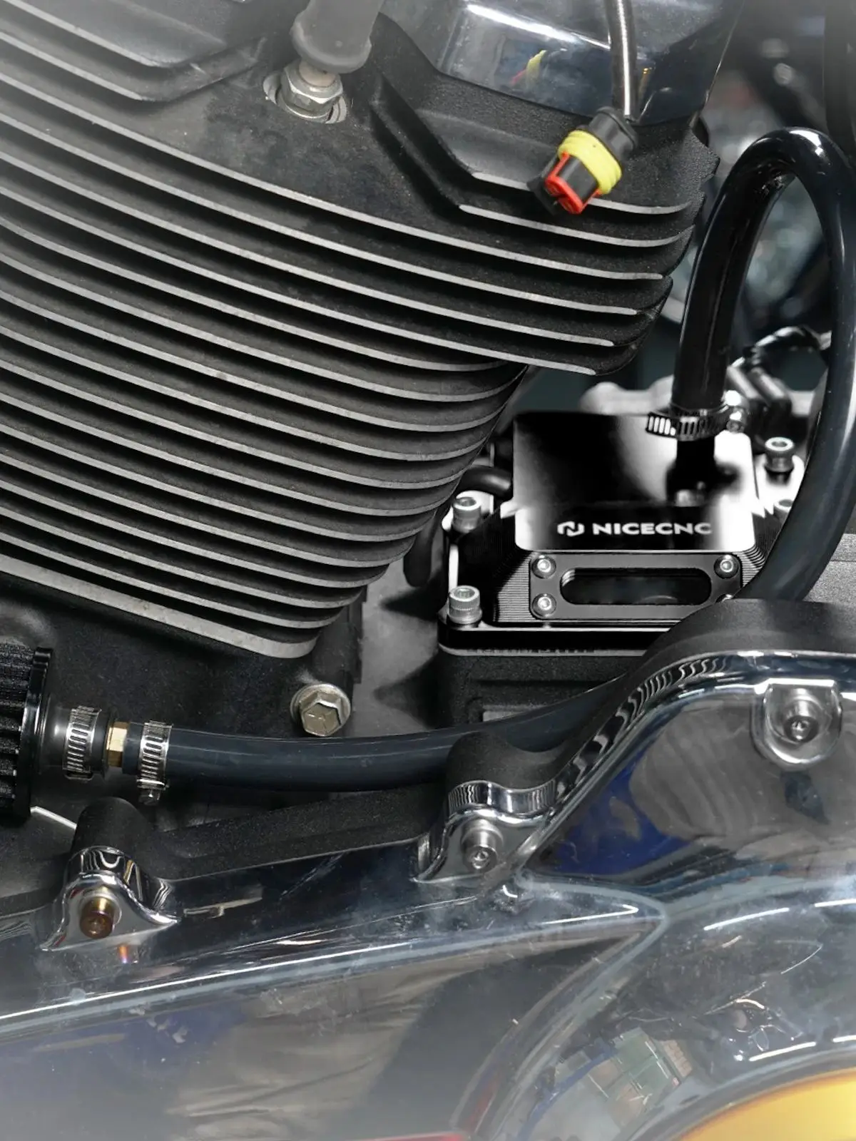 (EU voorraad) Voor Harley M8 motor 2017-2023 geventileerde transmissie bovendeksel Street Glide FLHX Road Glide FLTRX Road King FLHRXS - afbeelding 2