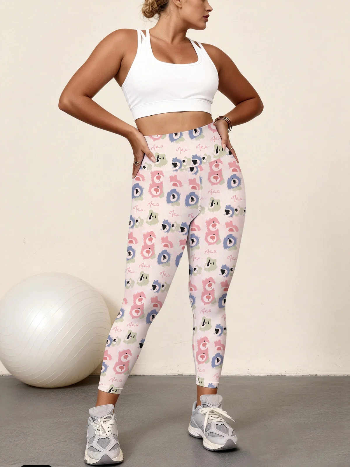 

Женские брюки для йоги с высокой талией и абстрактным леопардовым принтом, выполненным вручную, высокоэластичные быстросохнущие спортивные леггинсы, g