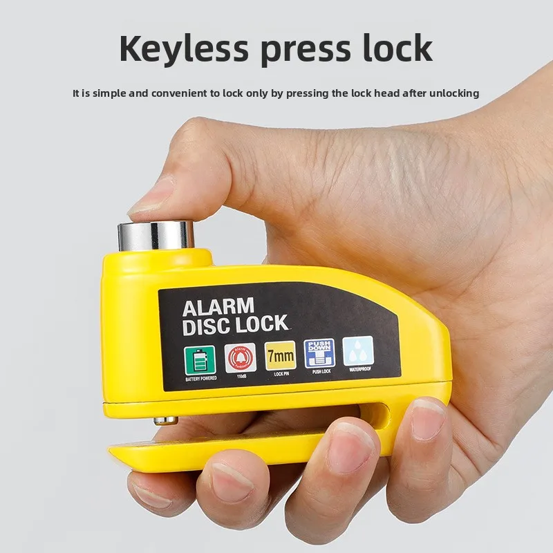 

Сигнализация блокировки дискового тормоза велосипеда — противоугонный замок для электрического велосипеда и мотоцикла с сигнализацией