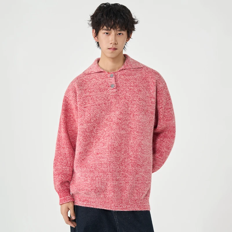 

Men's Outdoor Fashionable Stylish Cool Pullover Sweater Comfortable Versatile in Winter Breathable and High-quality Warm Top