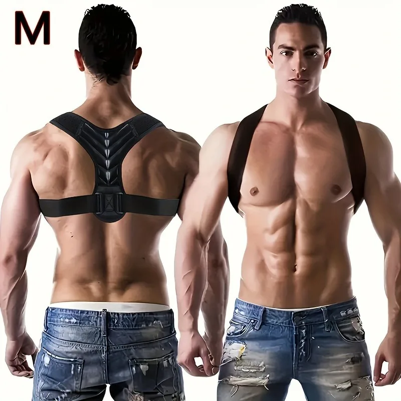 อุปกรณ์พยุงหลังสําหรับผู้ชายและผู้หญิง - เข็มขัดพยุงหลังแบบแม่เหล็กสําหรับหลังส่วนล่างและส่วนบน (ซื้อขนาดขึ้นไป)