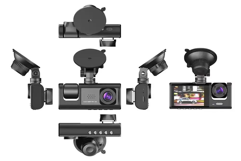 Dash Cam Car Black Box Driving Recorder Front and Rear Camera Touch Screen Night Vision WiFi GPS Parking Monitor
