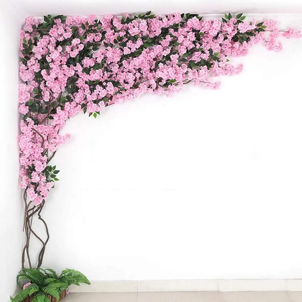 

Artificial Cherry Blossom Tree Wedding Decoration Simulation Flower for Garden,Party, Wedding, Office, Wishing Tree Decoration