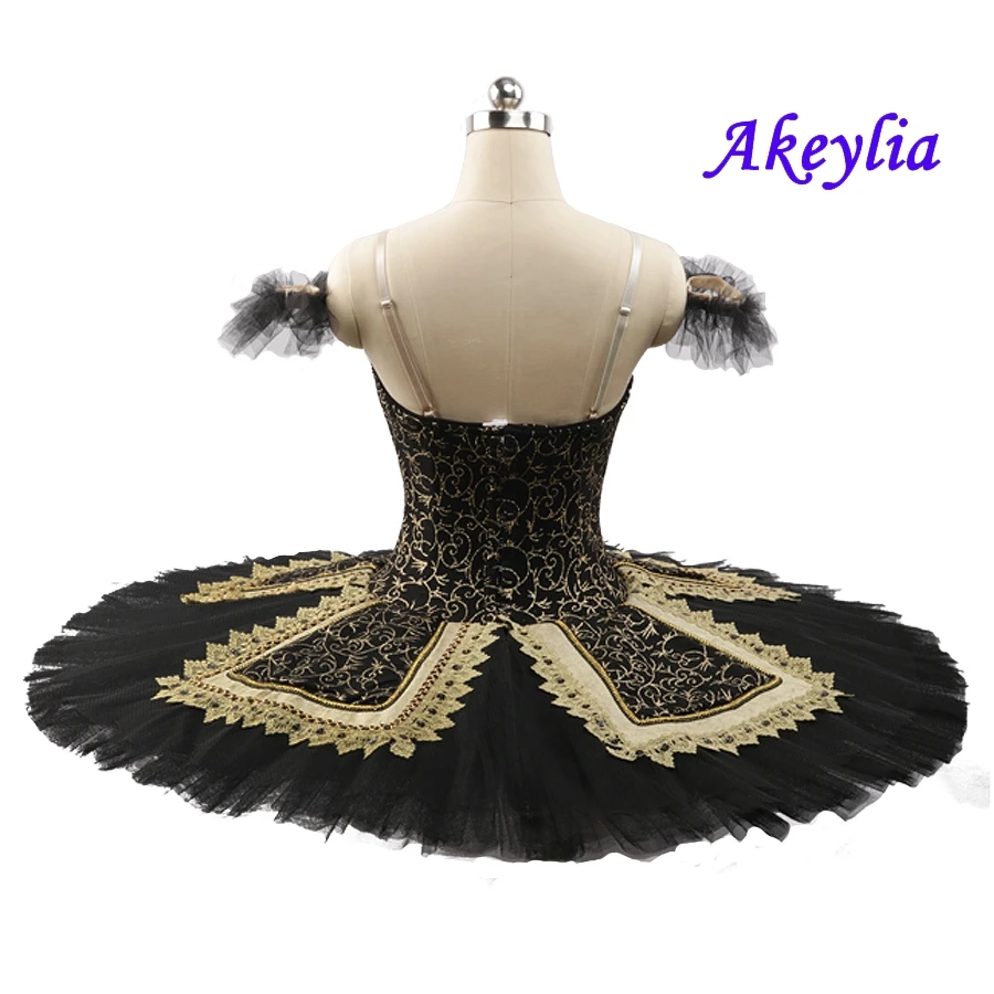 Tutu de Ballet professionnel Esmeralda pour filles noires, Costumes de scène de Ballet YAGP du lac des cygnes noirs, compétitions pour femmes