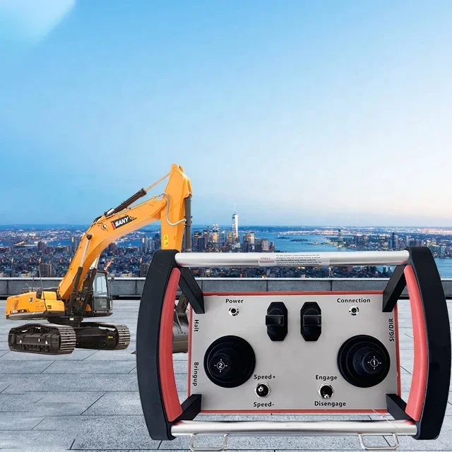 عصا تحكم لاسلكية مقاومة للماء للتحكم عن بعد لآلات حفارة البناء #3