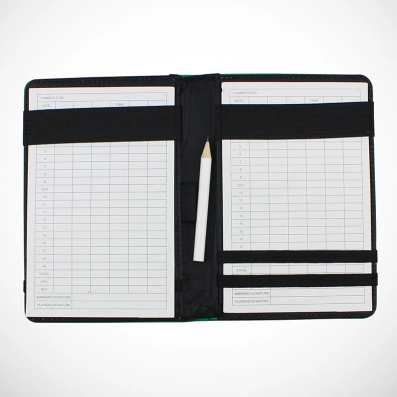 Golf Score Card Holder Score Book Personalized Golf Scorecard Holder Golf Scorecard Holder Training Notebook Performance