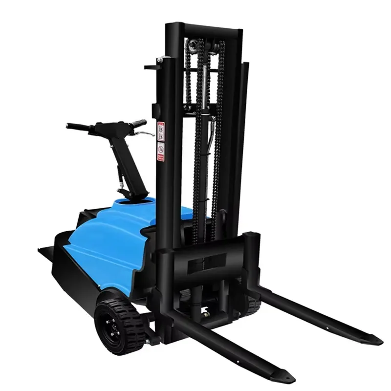 Mini Electric Forklift with Bracket Drive Load Capacity 500kg 800kg 1200kg 1500kg Compact Design for Warehouse Logistics
