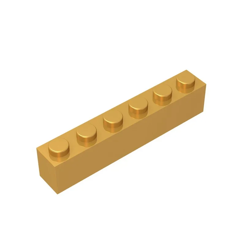 Gobricks GDS-535 Ziegel 1 x 6, kompatibel mit Lego 3009 Teilen, technischen DIY-Bausteinen für Kinder