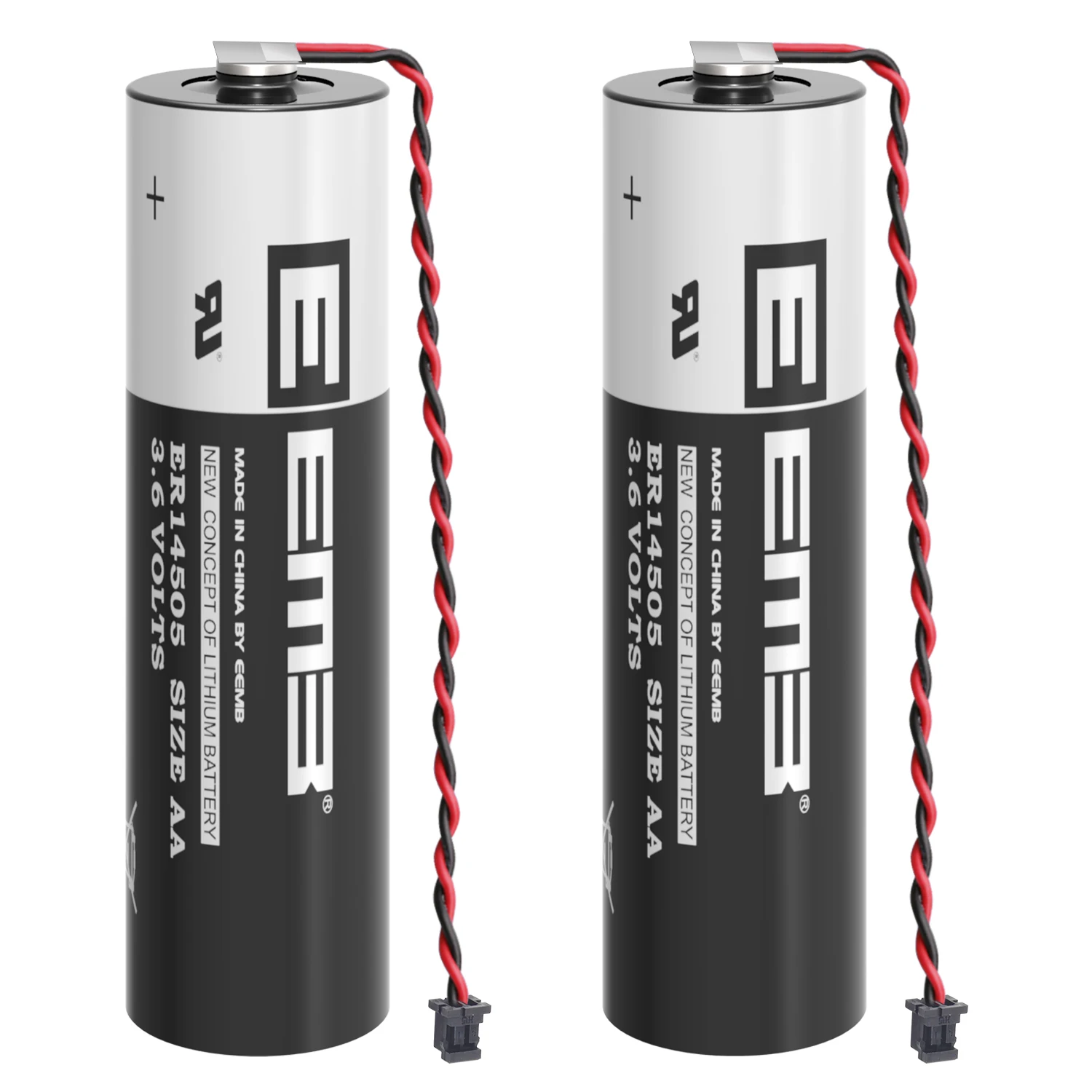 

2Pack EEMB ER14505 ER6V PLC Battery 3.6V Battery Pack 2600mAh Compatible for Toshiba PLC Battery ER6VC119A/119B