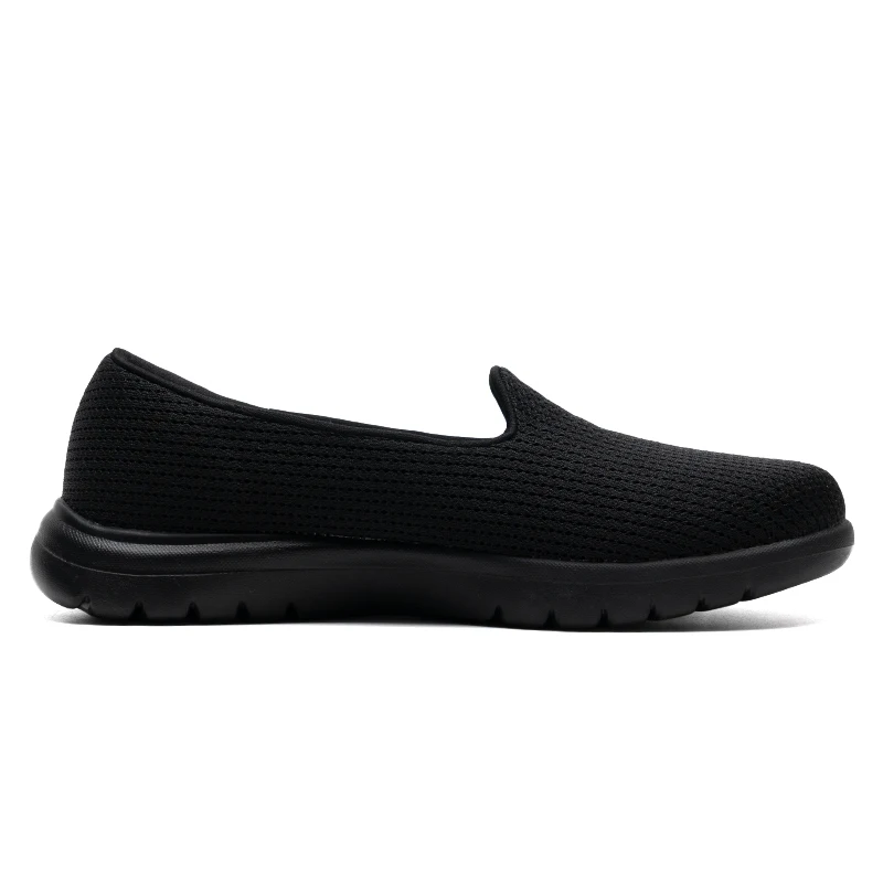 حذاء Skechers On-The-Go Flex للنساء خفيف الوزن كاجوال يسمح بمرور الهواء للأمهات حذاء مشي 136504-Bbk #2
